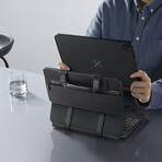 PITAKA MagEZ Case Pro // Black/Grey Twill (iPad Pro 11" 2022)