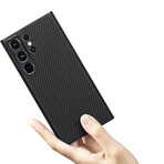 PITAKA MagEZ Case // Black/Grey Twill (Samsung S23+)