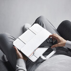 PITAKA FlipBook Case // White (iPad 12.9")