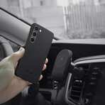 PITAKA MagEZ Case // Black/Grey Twill (Samsung S23+)