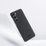 PITAKA MagEZ Case // Black/Grey Twill (Samsung S23+)