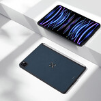 PITAKA MagEZ Case Pro // Black/Blue Twill (iPad Pro 11" 2022)