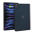 PITAKA MagEZ Case Pro // Black/Blue Twill (iPad Pro 11" 2022)