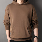 Pullover Hoodie // Brown (XS)