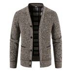 Cardigan Sweater // Brown (XL)