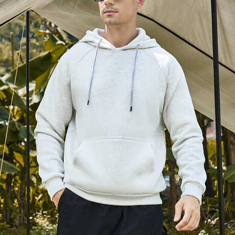 Hoodie // White Gray (XS)