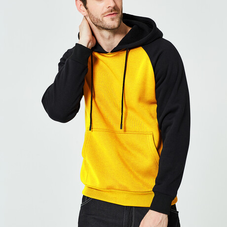 Hoodie // Yellow + Black (XS)