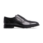 Ford Quarter Brogue Oxford // Black Leather Sole - Style EE (US: 9)