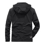 Windbreaker Jacket V2 // Black (M)