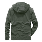 Windbreaker Jacket V2 // Army Green (M)