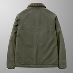 Aviator Jacket // Army Green (XS)