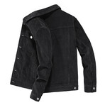 Corduroy Jacket // Black (XL)