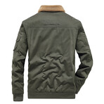 Trucker Jacket // Army Green (S)