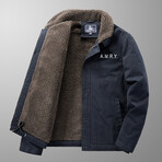 Aviator Jacket // Dark Blue (L)