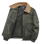 Trucker Jacket // Army Green (S)