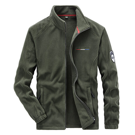 Fleece Jacket V1 // Army Green (XS)