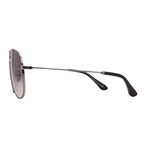 Men's // PR51YS M4Y0A7 Aviator Sunglasses // Black + Gray Gradient