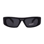 Mens PR20WS 1AB5S0 Sunglasses // Black +Dark Grey