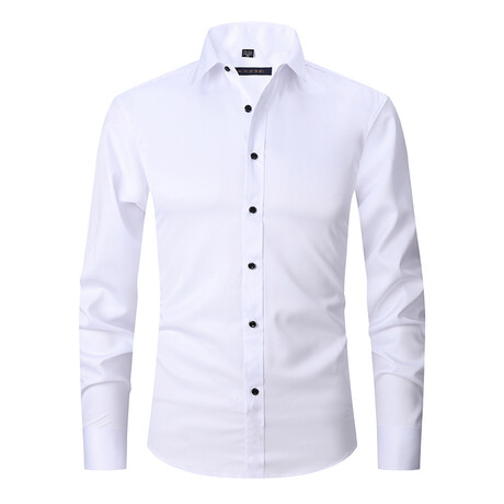 Long Sleeve Button Up Shirt V1 // White (XS)