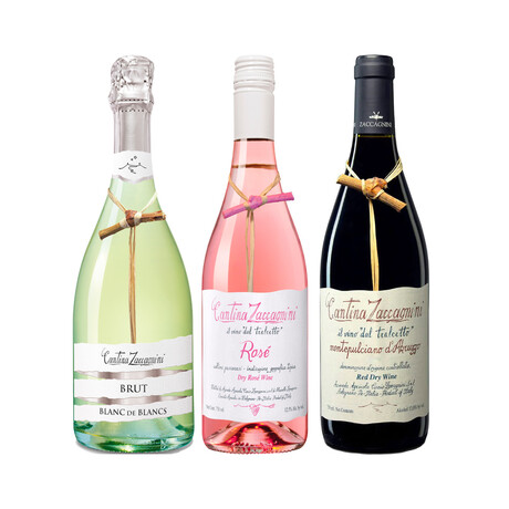 Zaccagnini Blanc de Blancs + Zaccagnini Rose + Zaccagnini Montepulciano Riserva // Set of 3