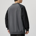 Sweatshirt // Dark Gray + Black Sleeves (XS)