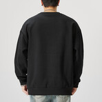 Sweatshirt Front Zip Pocket // Black (XS)