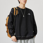 Sweatshirt Front Zip Pocket // Black (XS)