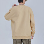 Sweatshirt Front Zip Pocket // Apricot (XS)