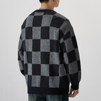 Sweater // Black + Gray Checkered (XS)