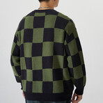 Sweater // Black + Green Checkered (XS)