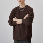 Sweater // Brown + Multicolor Dots (XS)