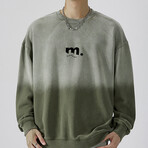 Sweatshirt // Degraded Army Green (XL)