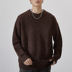 Sweater // Brown + Multicolor Dots (XS)