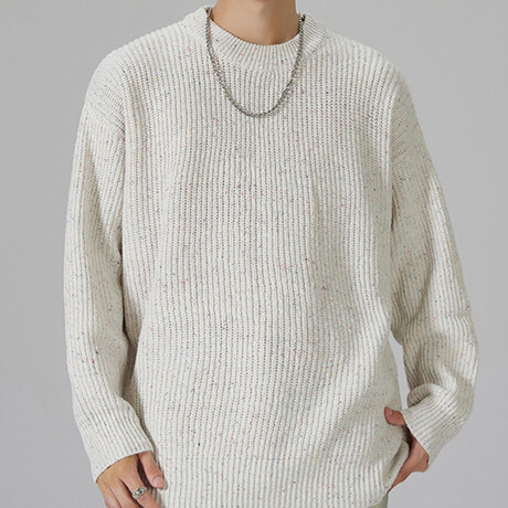 Sweater // White + Multicolor Dots (XS)