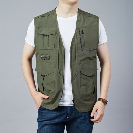 Utility Vest // Army Green (XS)