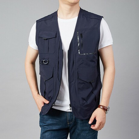 Utility Vest // Navy Blue (XS)