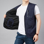 Utility Vest // Navy Blue (4XL)