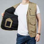 Utility Vest // Khaki (L)