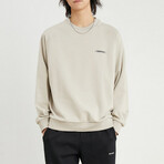 Logo Sweatshirt // Beige (M)