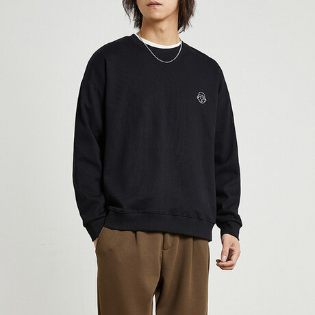 Graphic Sweatshirt // Black (XS)