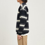 Striped Sweater // Black (XS)