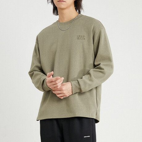 Logo Sweatshirt // Olive (XS)