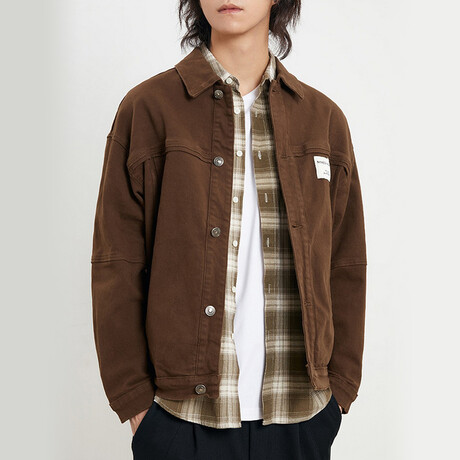 Shirt Jacket // Brown (XS)