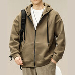 Zip Up Jacket // Khaki (M)