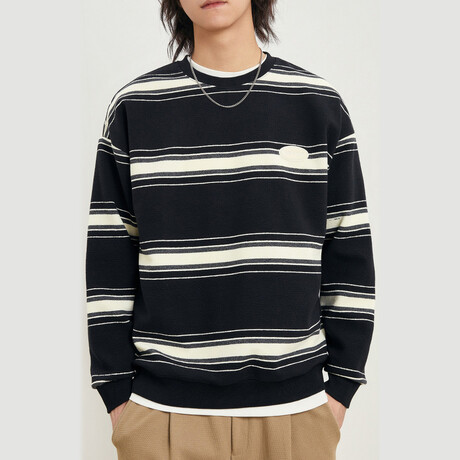 Striped Sweater // Black (XS)