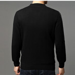 AWZC-016 Zip Up Cardigan // Black (3XL)