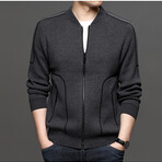 AWZC-014 Zip Up Cardigan // Grey (3XL)