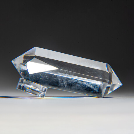 Genuine Polished Double Terminated Clear Quartz Point // 35 g