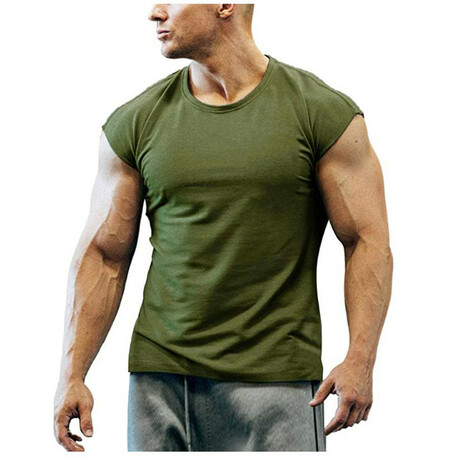 Rene Lion // T-Shirt // Army Green (XS)