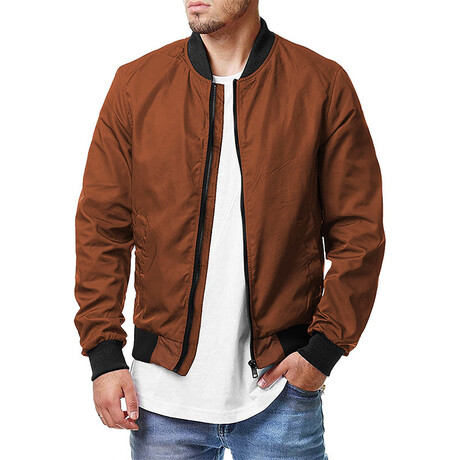 Bomber Jacket // Caramel (XS)